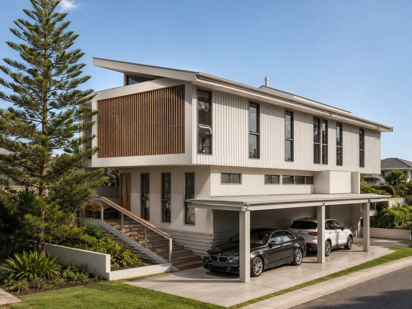 New home 3D render in North Narrabeen by Northern Beaches Drafting