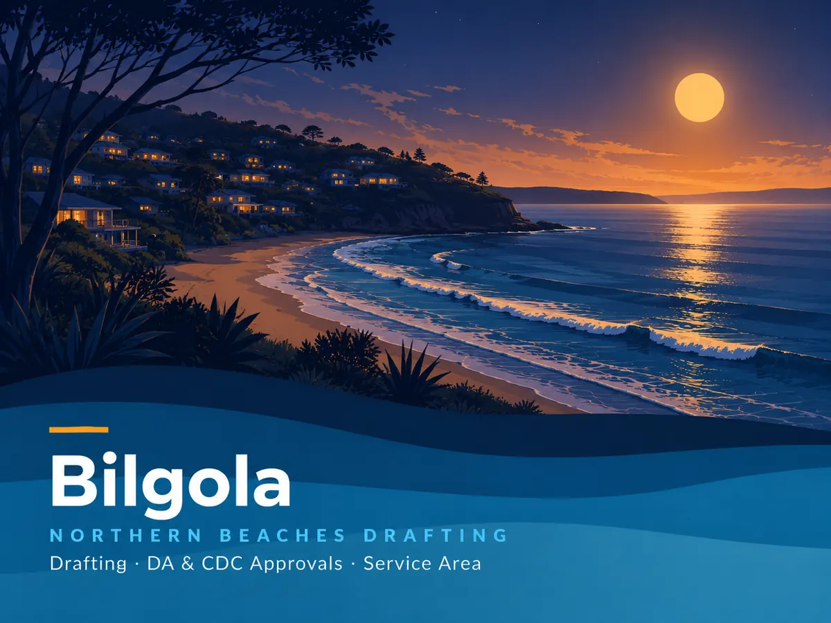 Coastal homes in Bilgola