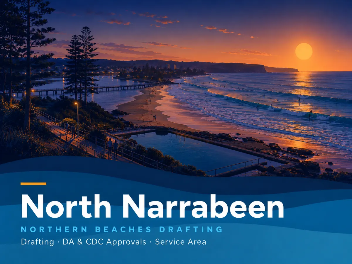 Coastal homes in North Narrabeen