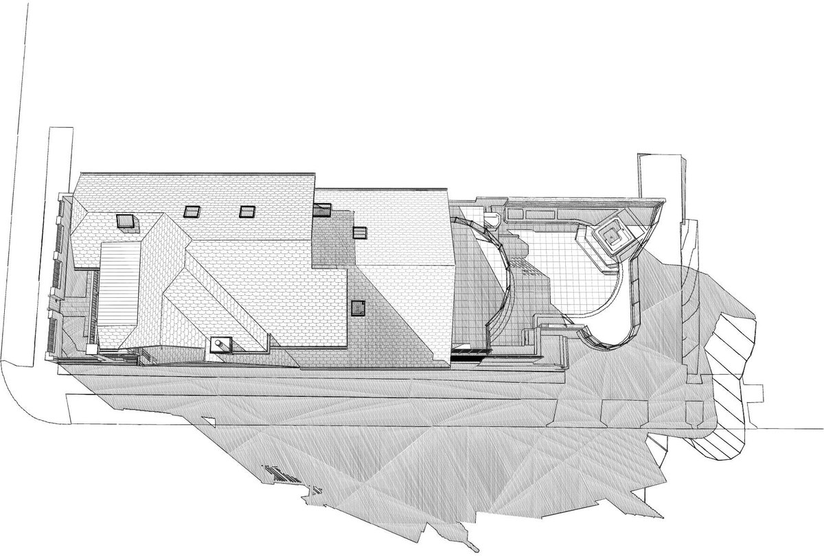 Birdseye technical drawing of a Dee Why alterations and additions project
